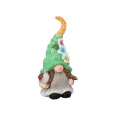 Chomik - Gartenfigur – Zwerg Junge/Mädchen mit LED, 2 Stück – GOT7737