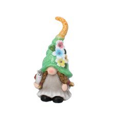 Chomik - Gartenfigur – Zwerg Junge/Mädchen mit LED, 2 Stück – GOT7737