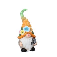 Chomik - Gartenfigur – Zwerg Junge/Mädchen mit LED, 2 Stück – GOT7737