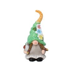 Chomik - Gartenfigur – Zwerg Junge/Mädchen mit LED, 2 Stück – GOT7737