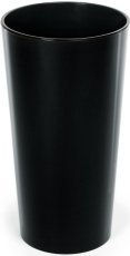 Blumentopf Lilia 30 cm mit Einsatz – schwarz - LAM45464