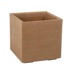 Chomik - Pflanzenständer Karo 40x40 cm – Naturholz – LAM88844