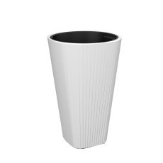 Mittlerer Blumentopf Muza 39 cm – Weiß - LAM58877