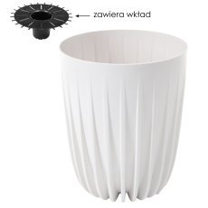 Chomik - Topf Mira 30 cm – weiß – LAM59089
