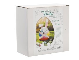 Chomik - Aufblasbarer Hase 120 cm LED - SUN9687