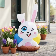 Chomik - Aufblasbarer Hase 120 cm LED - SUN9687