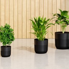 Chomik - Topf Luca 30 cm – schwarz – FOM6196