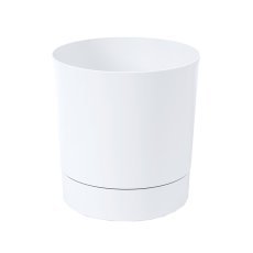 Topf mit Untersetzer Aura 38 cm – weiß – LAM51298