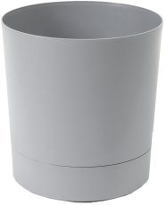 Chomik - Topf mit Untersetzer Aura 38 cm – grau – LAM71290