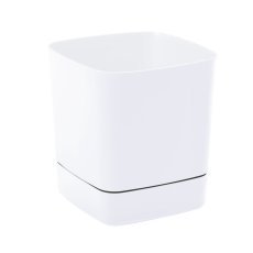 Topf mit Untersetzer Clima 34x34 cm – weiß – LAM51441