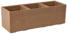 Blumenständer Karo 90x30 – Naturholz – LAM88455