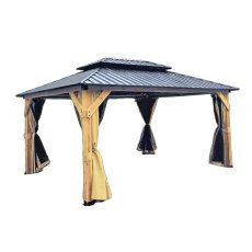 Chomik - Gartenpavillon 3 × 3,65 × 2,78 m - ALF6938