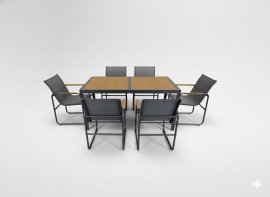 Chomik - Gartenmöbel-Set – Anthrazit – SUR3549