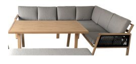 Chomik - Komplettset aus Aluminium-Möbeln Ottawa - ALM8154