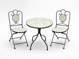 Gartenmöbel-Set mit Mosaik Lemonia - GOM4171