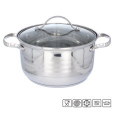 Edelstahl-Topf mit Deckel 3 L – KIR2537