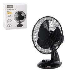 Chomik - Tischventilator 25 W – schwarz – FAN9080