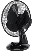 Chomik - Tischventilator 25 W – schwarz – FAN9080