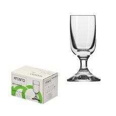 Set mit 6 Wodkagläsern auf Stiel 20 ml – KRO5981