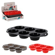 Chomik - Silikon-Backform für Muffins, 6 Stück – OKY0573