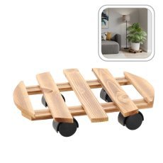 Chomik - Runder Pflanzenständer mit Rollen Ø36 cm - EDA7885