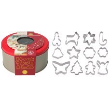 Set mit 12 Keksformen in Box - AMS90429