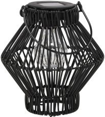 Chomik - Solar-Metallleuchte 19 cm LED – schwarz – LAP5955
