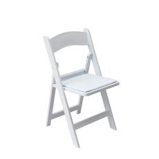 Chomik - Klappbarer Cateringstuhl – weiß – ZUM6297
