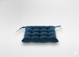 Stuhlkissen 40×40 cm – blau – POD6624