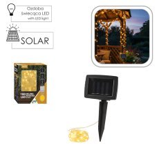 Solar-LED-Lichterkette mit 100 warmweißen Lämpchen – SOL6031
