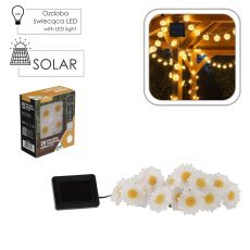 Solar-Lichterkette Gänseblümchen 20 LED – Warmweiß – SOL6048