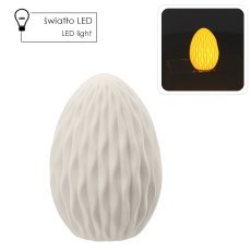 Osterfigur – Keramikei mit LED - GOT9828