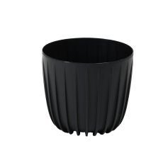 Blumentopf Mira 20 cm – Schwarz – LAM45174