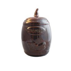 Keramisches Gurkenfass mit Zange 3,5 L – braun – RUI3200