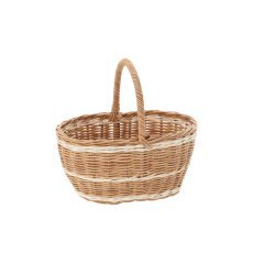 Rattankorb mit Griff – naturfarben – DRA7435