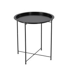 Runder Couchtisch – Schwarz – LOF1081