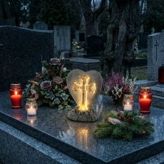 Figur Stein-Kreuz LED - GOT2786