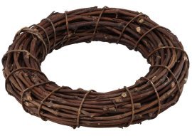 Naturkranz aus verflochtenen Zweigen - SIL1163