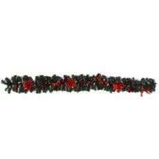 Chomik - Weihnachtsdekoration – rot-goldene Girlande 1,8 m *0164