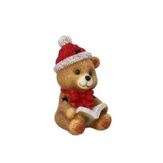 Weihnachtsfigur Bärchen mit LED-Schleife - GOT4186