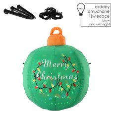 Aufblasbare LED-Weihnachtskugel - SUN6197