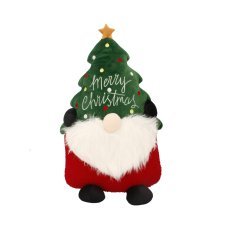 Weihnachtliches Zierkissen aus Plüsch - PIL6531