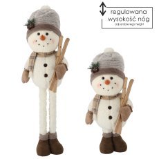 Schneemann mit Skiern - GIN6609
