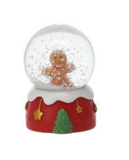 Weihnachtliche LED-Schneekugel – Lebkuchenmann - KUL3257