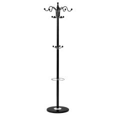 Freistehender Kleiderständer Nexo, 175 cm, Schwarz *1436