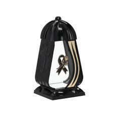 Schwarzer Lampion mit Band, 30 cm – ZOZ7575