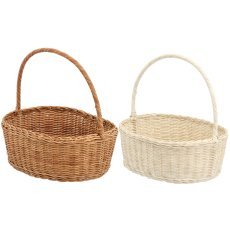 Rattankorb 34 cm mit Henkel – DRA6096