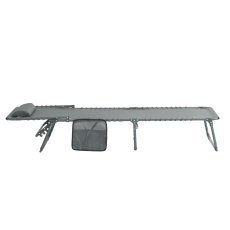Chomik - Klappbare Gartenliege dunkelgrau - LEZ8480