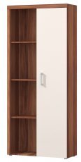 Schrank Samba reg 2 - Zwetschge/Creme