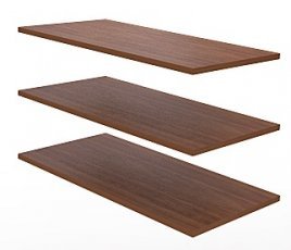 Zusätzliche Regale für das Schlafzimmer Verona - Schwarz/Walnuss